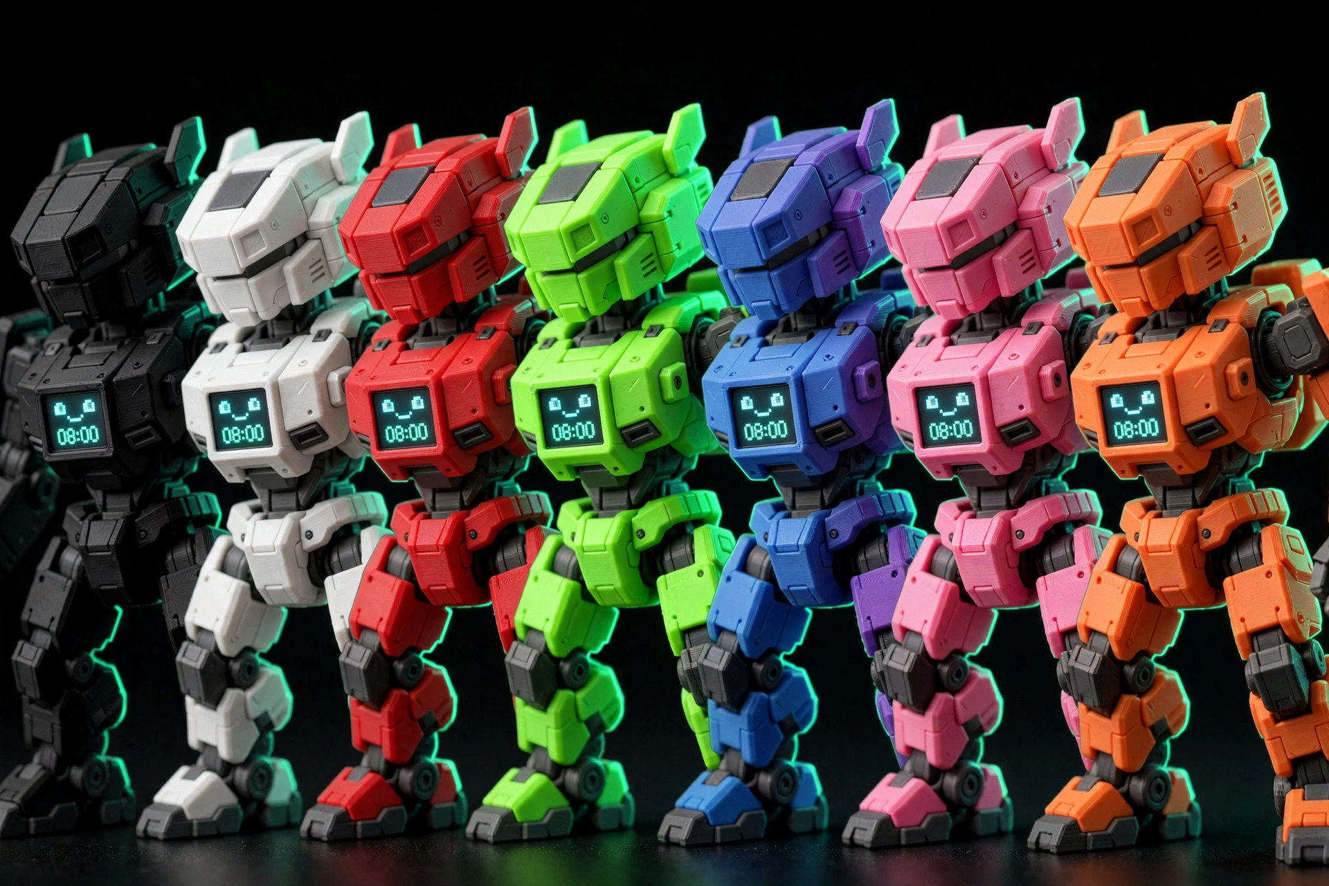 Concept render of the Buddy lineup in eight colours